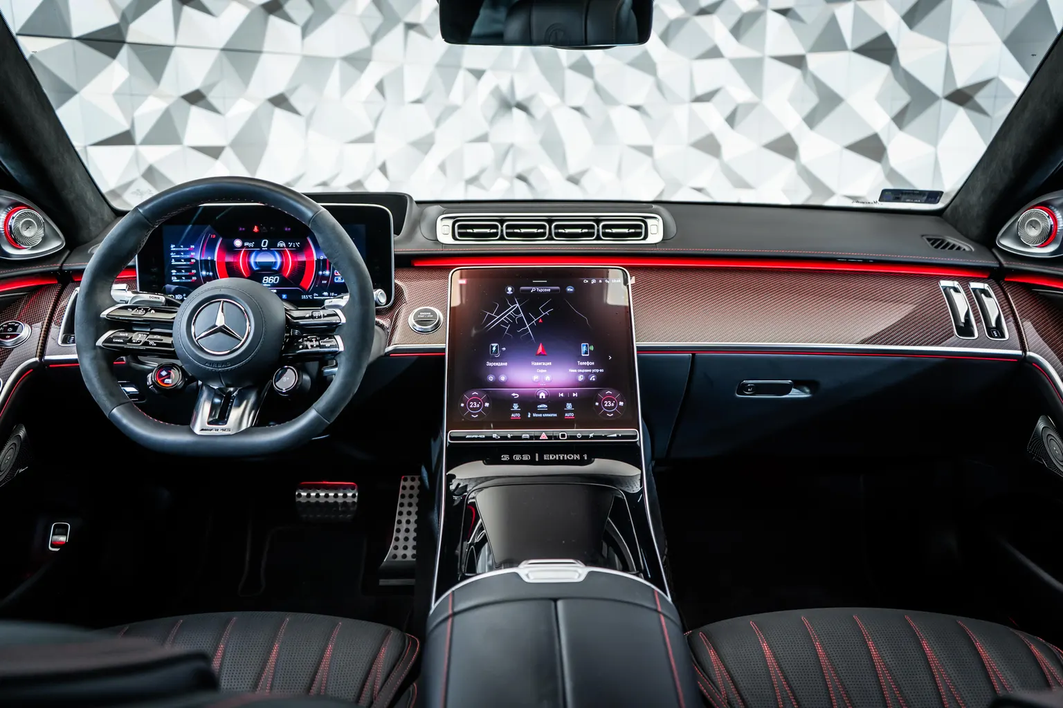 Mercedes-Benz S 63 AMG Edition 1*Carbon*Pano*Burmester – снимка 18