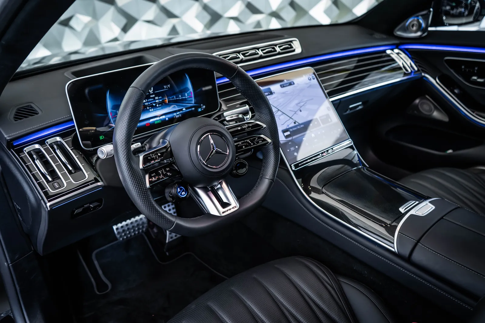 Mercedes-Benz S 63 AMG E Performance L* Headup* Carbon* Ceramic* NightP* – снимка 8